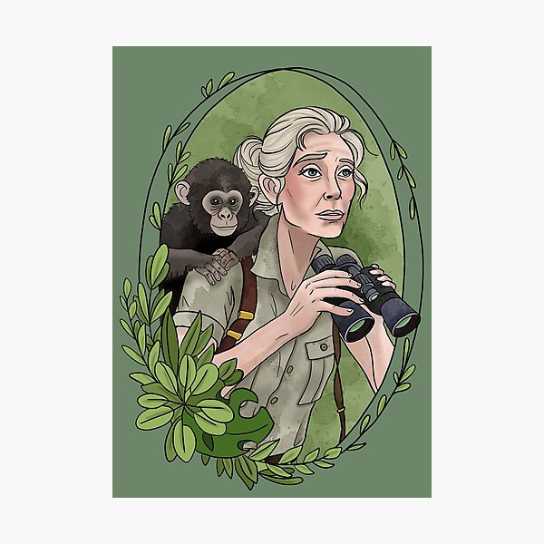 Item preview, Jane Goodall designed and sold by Lauren Eldridge-Murray.