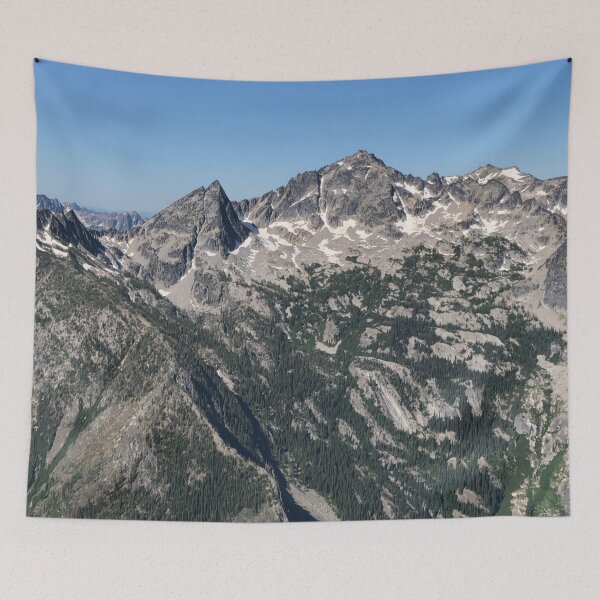 Item preview, Cashmere Mountain with Mt Rainier designed and sold by flyscenicair.