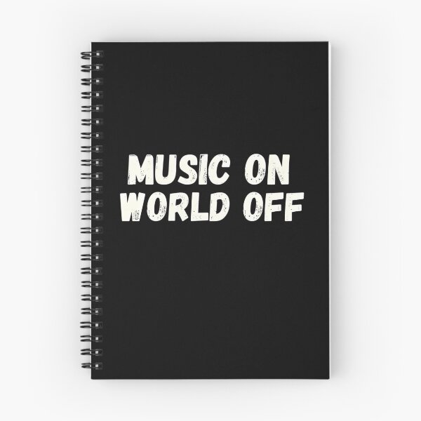 Item preview, Music On World Off For Musicians Djs And Music Lovers  designed and sold by Marksitafin3.