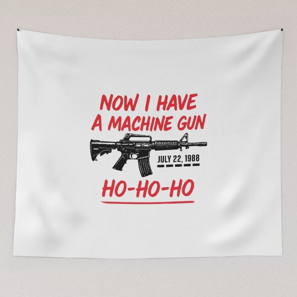 Item preview, Christmas Movie: Now I Have a Machine Gun, Ho-Ho-Ho designed and sold by ArbitraryTees.