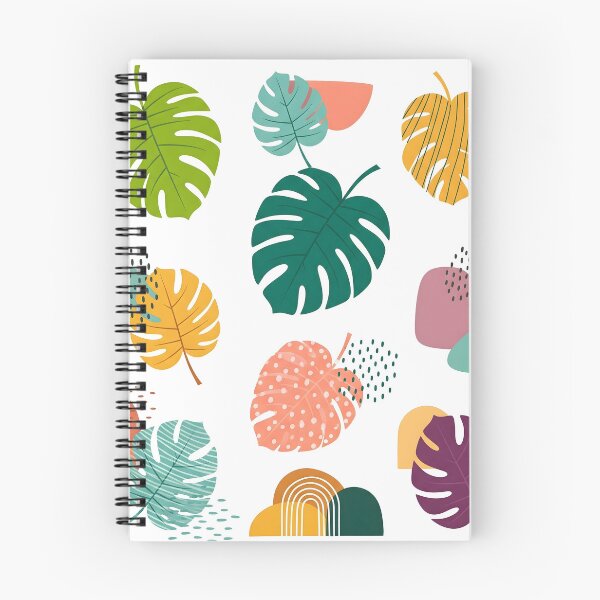 Item preview, Colorful Tropical Monstera Leaves – Modern Boho Abstract Design designed and sold by ShabanMerch.