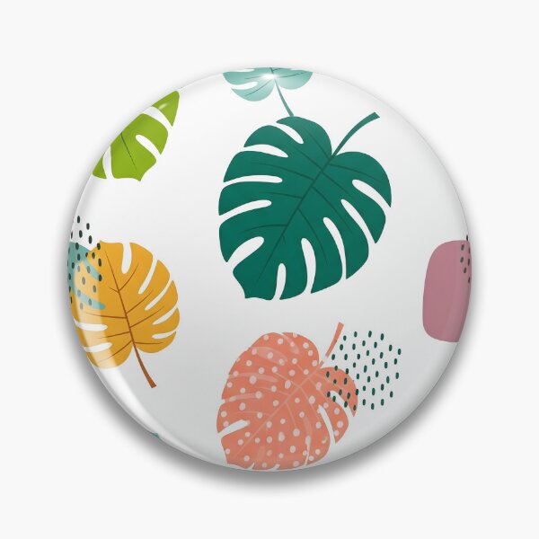 Item preview, Colorful Tropical Monstera Leaves – Modern Boho Abstract Design designed and sold by ShabanMerch.