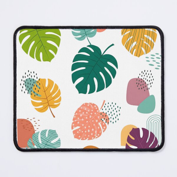 Item preview, Colorful Tropical Monstera Leaves – Modern Boho Abstract Design designed and sold by ShabanMerch.
