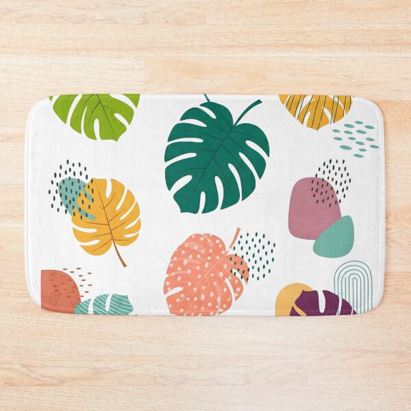 Item preview, Colorful Tropical Monstera Leaves – Modern Boho Abstract Design designed and sold by ShabanMerch.