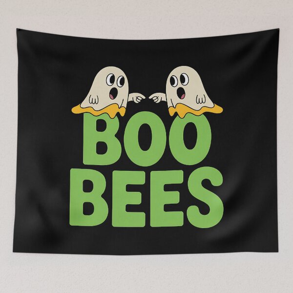 Item preview, Funny Boo Bees Halloween Ghost Bee Pun designed and sold by BakeryDozen.
