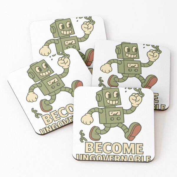 Item preview, Retro Rebel Robot – Become Ungovernable designed and sold by haitrieuic96.