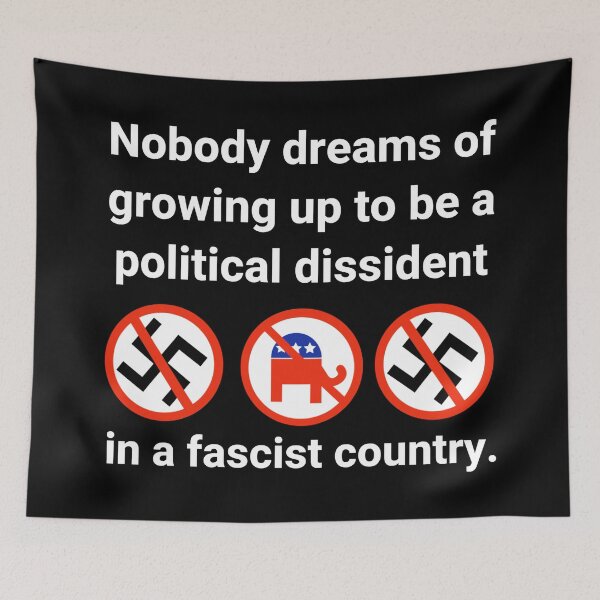Item preview, Political dissident in a fascist country.  designed and sold by Rachel the Artist .