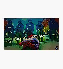 NON-VIOLENT BLACK RAGE Photographic Print