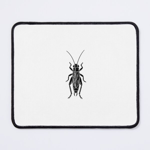 Item preview, Cricket Silhouette Art | Minimalist Black and White Insect Design designed and sold by JollyCritters.