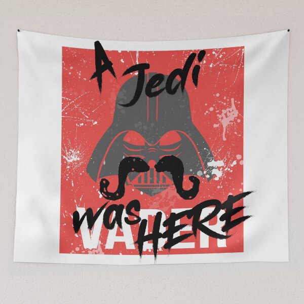 Item preview, A JEDI WAS HERE - WHITE DESIGN designed and sold by HardDraw.