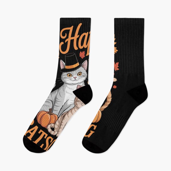 Item preview, Happy Cats giving Cute Thanksgiving Cat designed and sold by DeadlockCrew.