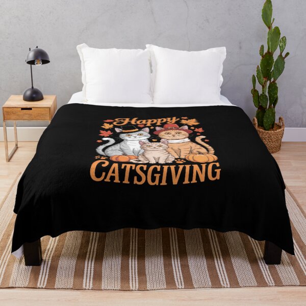 Item preview, Happy Cats giving Cute Thanksgiving Cat designed and sold by DeadlockCrew.