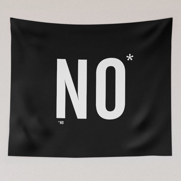 Item preview, No Means No - No Asterisk designed and sold by bpcreate.
