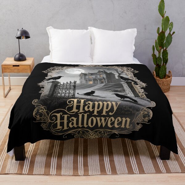 Item preview, Halloween Day Celebration | Gothic Halloween Night | Elegant Haunted Mansion designed and sold by Uglyandcute.