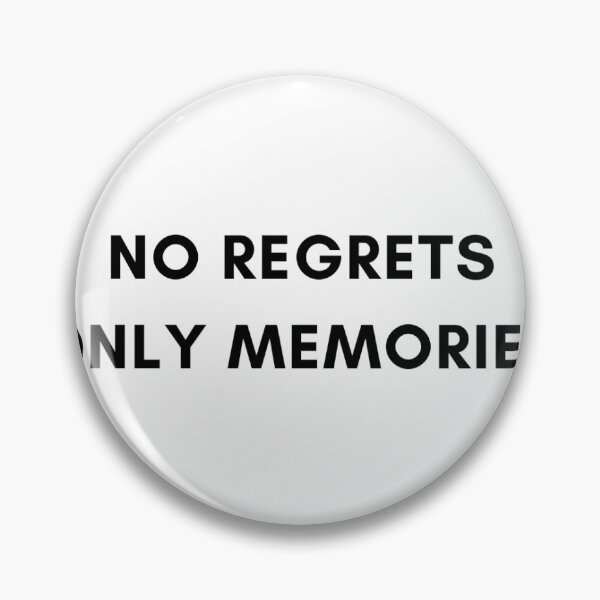 Item preview, No regrets only memories capitalized quote designed and sold by stianma.