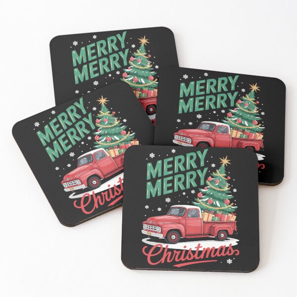 Item preview, Merry Christmas Truck Family designed and sold by DeadlockCrew.