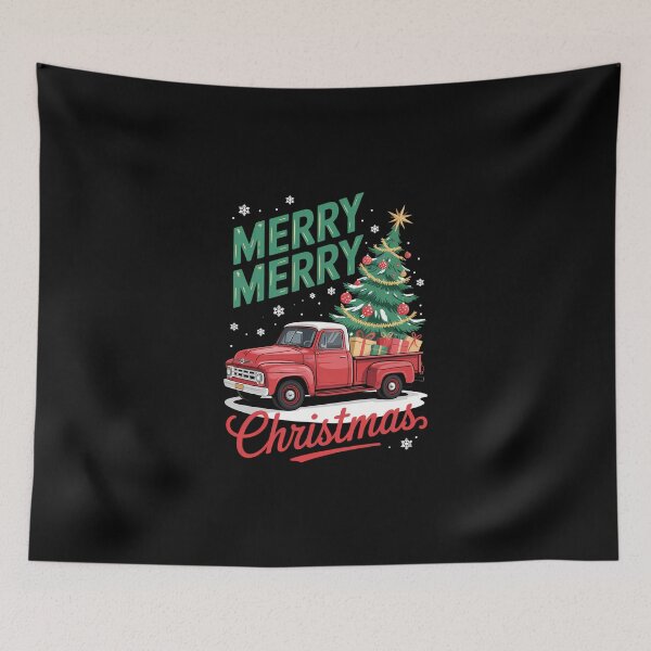 Item preview, Merry Christmas Truck Family designed and sold by DeadlockCrew.