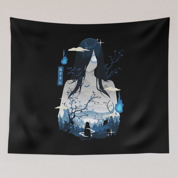 Item preview, Sadako Aesthetic Japanese Ghost designed and sold by virgiaone.