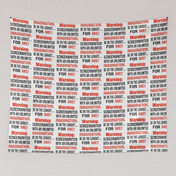 Item preview, Unlimited Imagination Screenwriter Warning  designed and sold by TJHstudio.