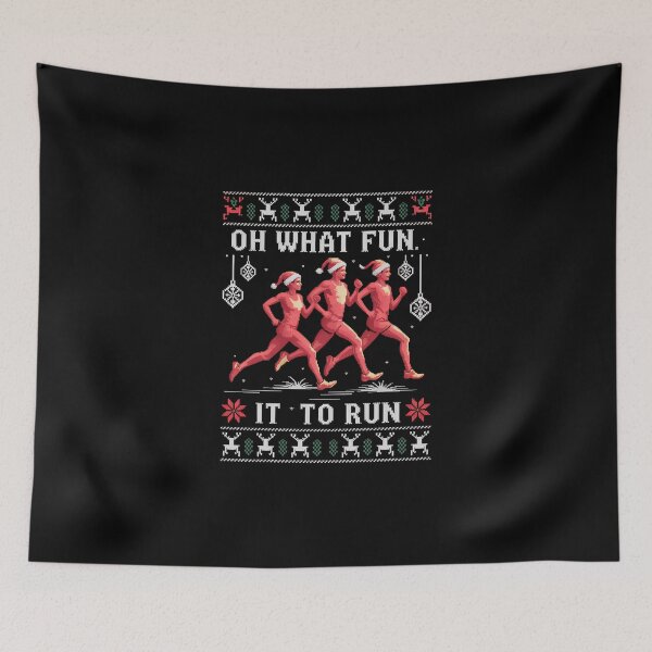 Item preview, Running Christmas Run Funny Xmas designed and sold by DeadlockCrew.