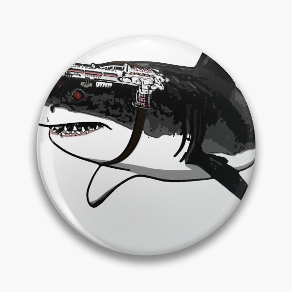 Item preview, Shark with laser beams designed and sold by theartistishere.