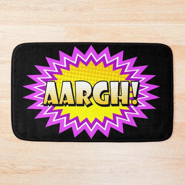 Item preview, Aargh onomatopoeia used in comic culture designed and sold by DibuHumor.