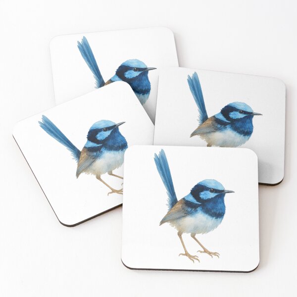 Item preview, Australian bird - blue wren designed and sold by Jaruart.