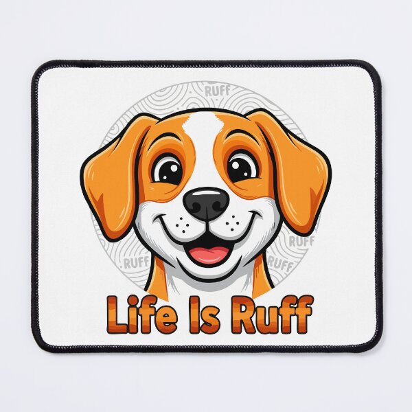Item preview, Life Is Ruff Funny Dog Quote designed and sold by Tong4130.