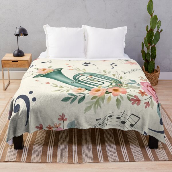 Item preview, Elegant floral tuba designed and sold by SOFIKACR.