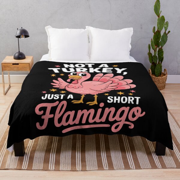 Item preview, Turkey Flamingo Funny Thanksgiving designed and sold by blueyeeti.
