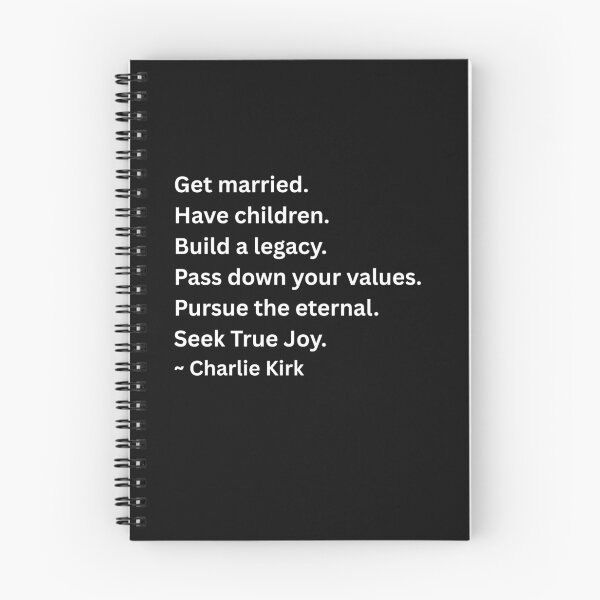 Item preview, Get Married Charlie Kirk Quote in white designed and sold by C4--.