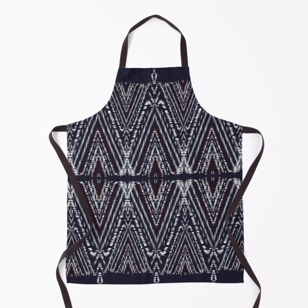 Item preview, Geometric square silk pattern applied on navy blue background designed and sold by Toyney.