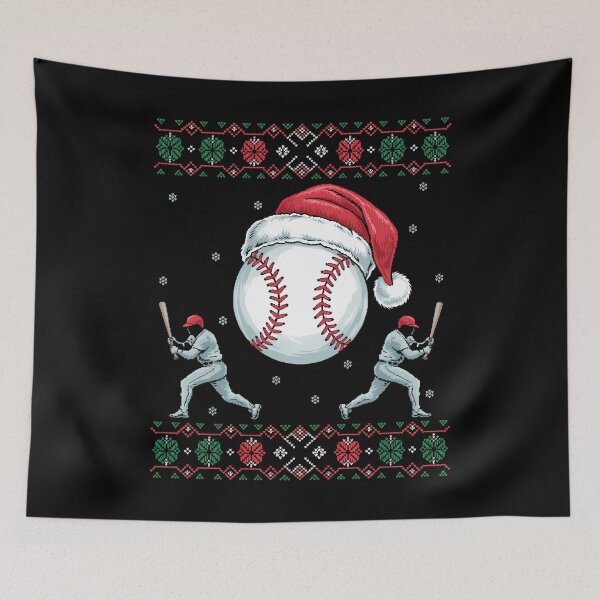 Item preview, Baseball Christmas Funny Xmas Baseball designed and sold by blueyeeti.