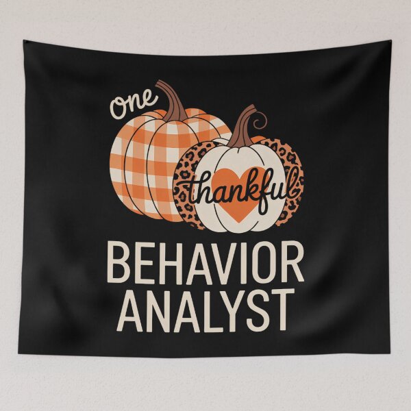 Item preview, Behavior Analyst Fun Thanksgiving Therapist Psychologist designed and sold by blueyeeti.