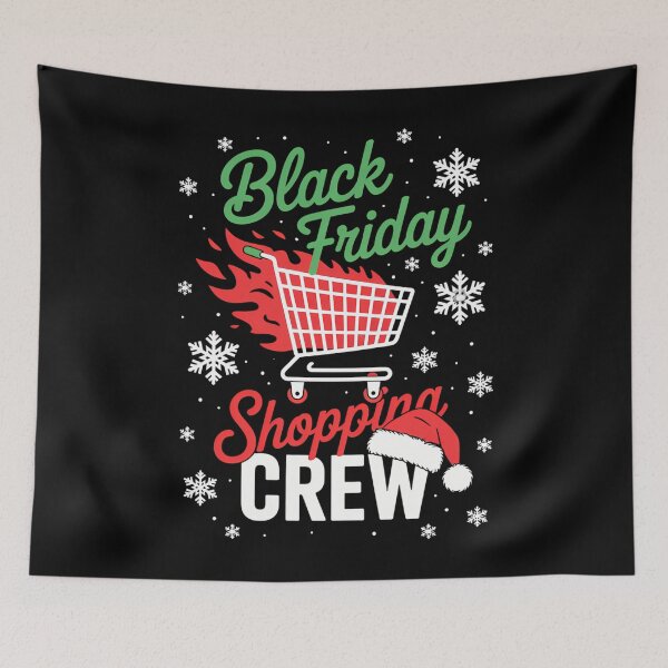 Item preview, Black Friday Shopping Crew Christmas Black Shopping Family designed and sold by blueyeeti.