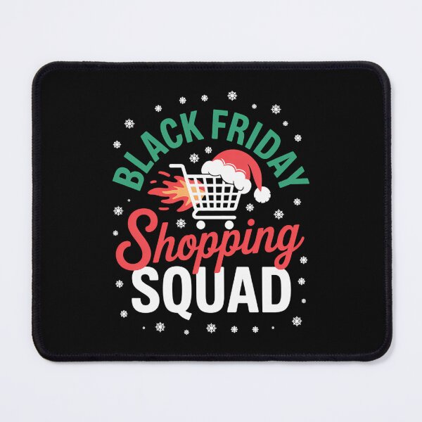 Item preview, Black Friday Shopping Squad Christmas Black Shopping Family designed and sold by blueyeeti.