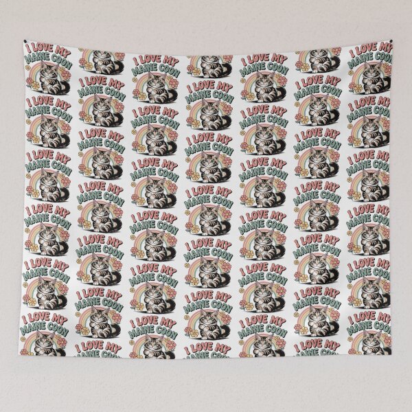 Item preview, I love My Maine Coon designed and sold by graphic-genie.