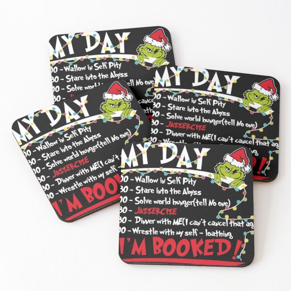 Item preview, Funny Grinch Schedule Shirt – I'm Booked Christmas Tee designed and sold by cherylfisherh.