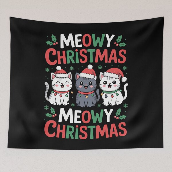 Item preview, Cat Christmas Santa Kitten Cute designed and sold by CookWorldLaughs.