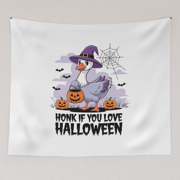 Item preview, Honk If You Love Halloween Funny Goose Spooky Season designed and sold by CuteDesignables.