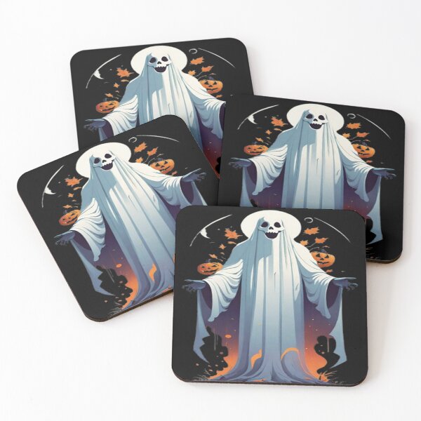 Item preview, Funny Halloween ghost with pumpkins. designed and sold by DaliaSabryTee.