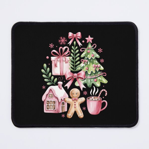 Item preview, Christmas Coquette Bow Gingerbread Xmas Holiday designed and sold by CookWorldLaughs.