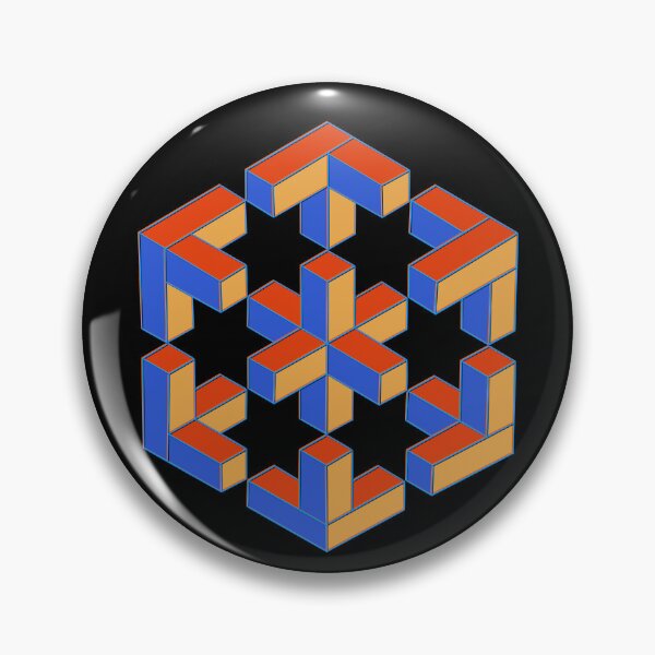 Item preview, Impossible cube optical illusion designed and sold by DaveDanchuk.