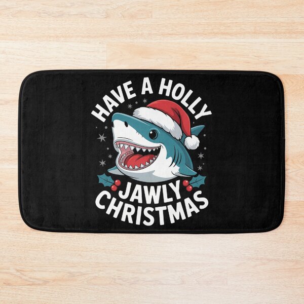 Item preview, Christmas Funny Shark Santa designed and sold by CookWorldLaughs.