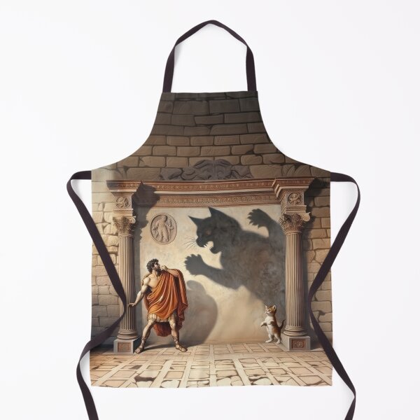 Item preview, Monster Shadow (Roman Wall Painting) designed and sold by sageartz-wisdom.