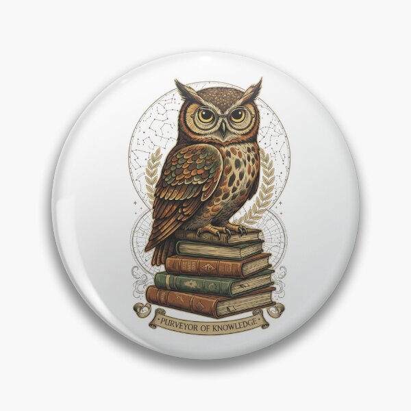 Item preview, Vintage Owl T-shirt – Wise Book Lover Design for Knowledge Seekers designed and sold by Print Era.