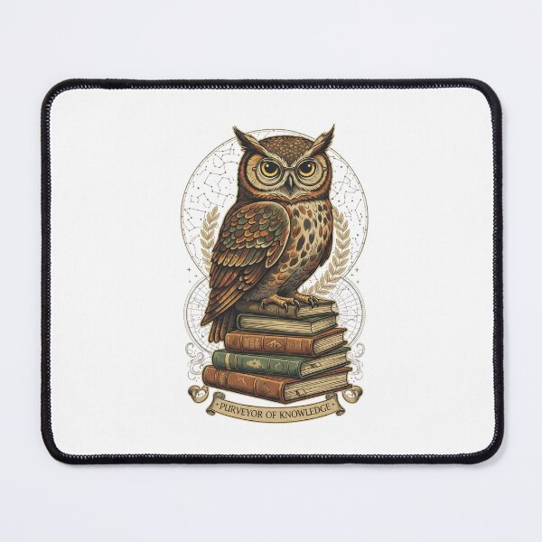 Item preview, Vintage Owl T-shirt – Wise Book Lover Design for Knowledge Seekers designed and sold by Print Era.