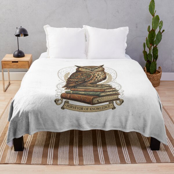 Item preview, Vintage Owl T-shirt – Wise Book Lover Design for Knowledge Seekers designed and sold by Print Era.
