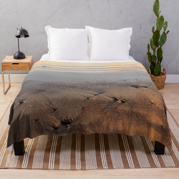 Item preview, Sunset Abstract of Ripples Pebbles and Sand designed and sold by Georgia Mizuleva.