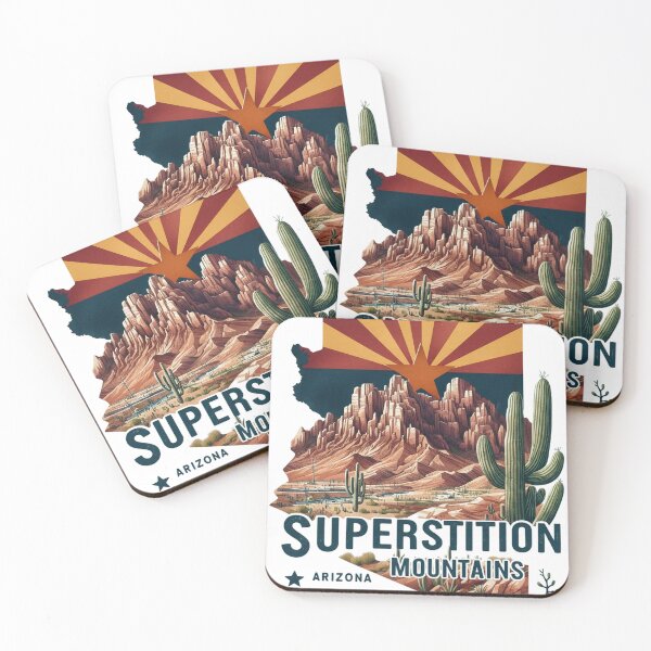 Item preview, Superstition Mountains Arizona designed and sold by vectcd.